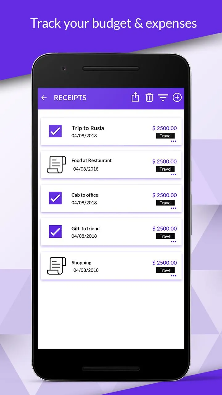 Easy Receipt Expense Tracker | Indus Appstore | Screenshot