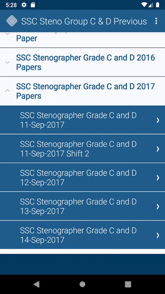 SSC Stenographer Grade C and D | Indus Appstore | Screenshot