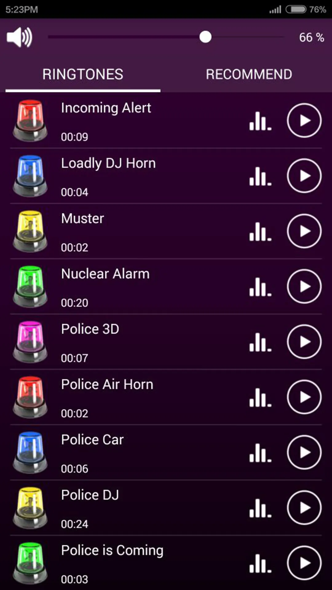 Police Siren Ringtones | Indus Appstore | Screenshot