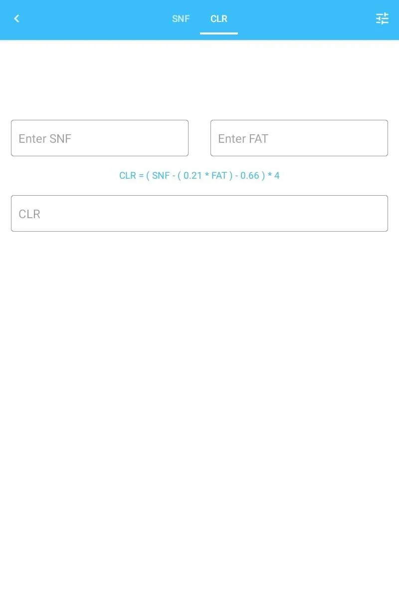 KSC SNF,CLR & LSP Calculator | Indus Appstore | Screenshot