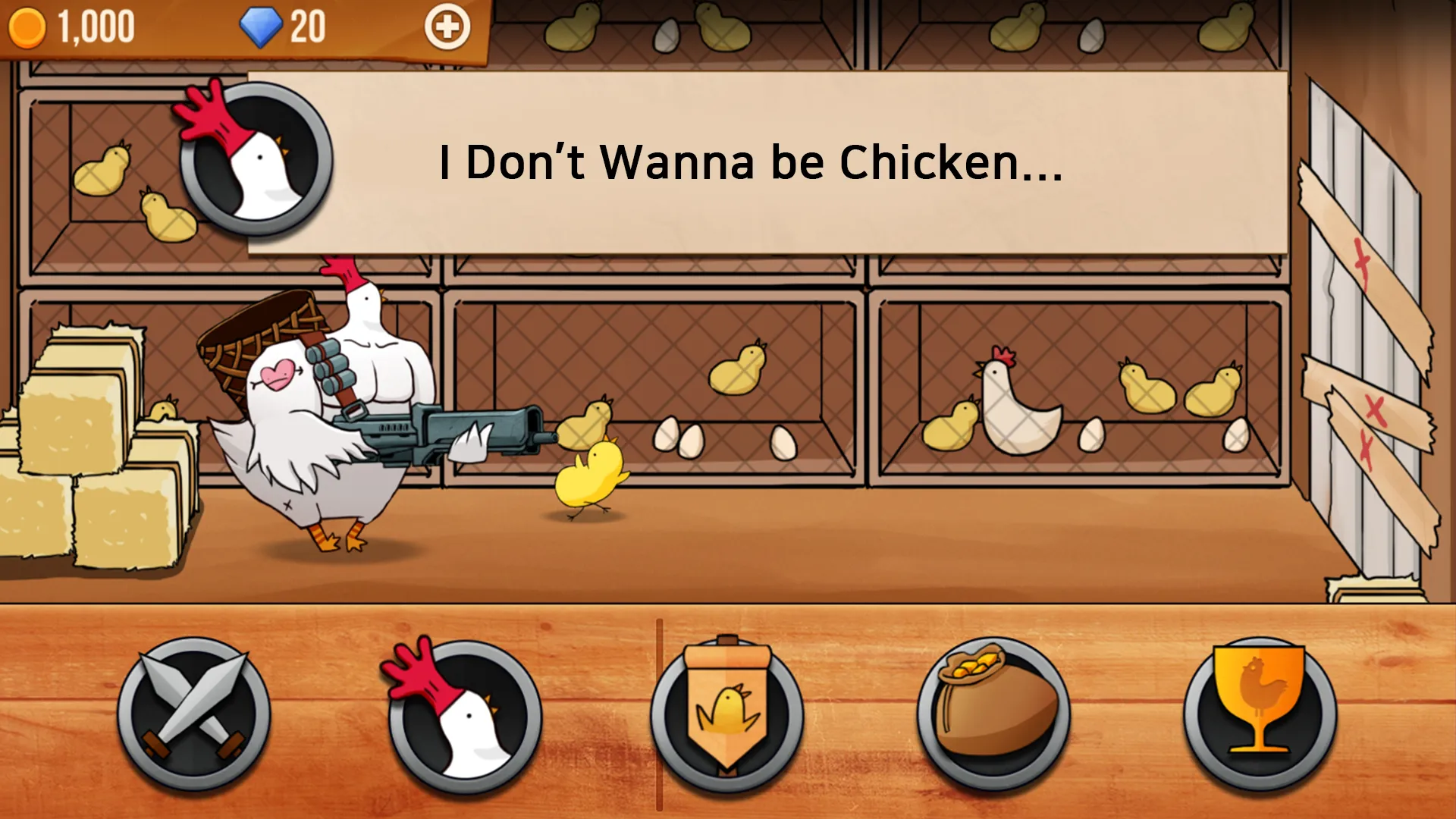 Chicken VS Man | Indus Appstore | Screenshot