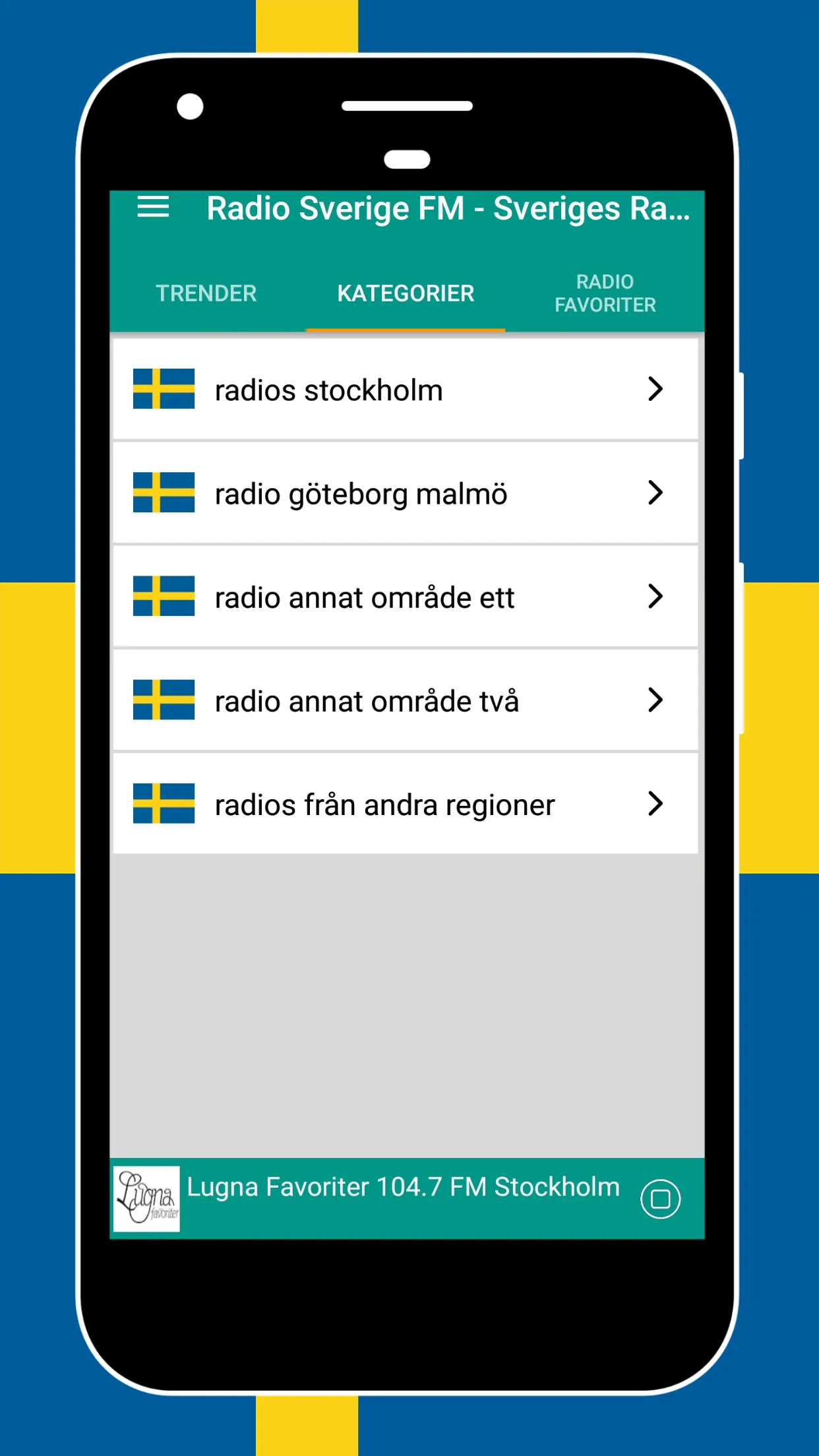 Radio Sweden - Radio Sweden FM | Indus Appstore | Screenshot