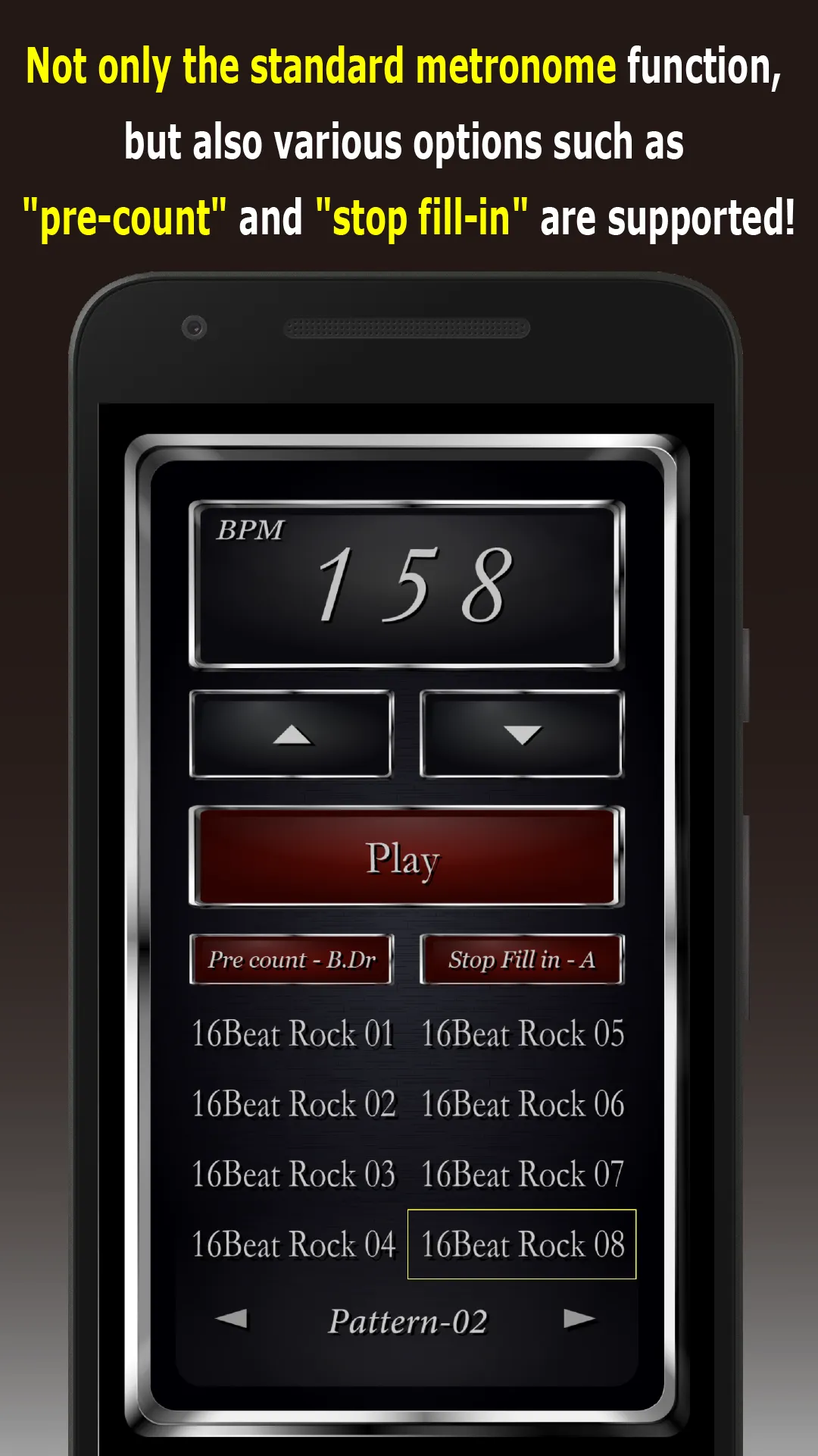 Drum Metronome - "MetroDrum" | Indus Appstore | Screenshot