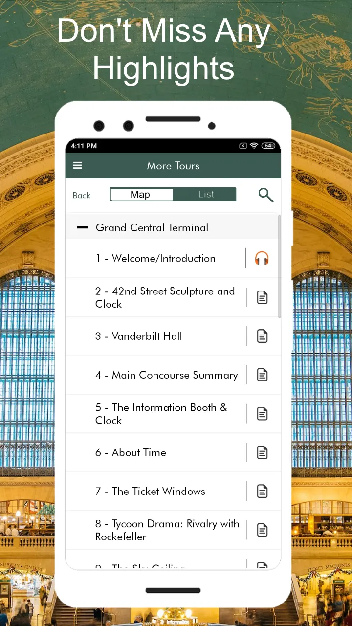 Grand Central Audio Tour Guide | Indus Appstore | Screenshot