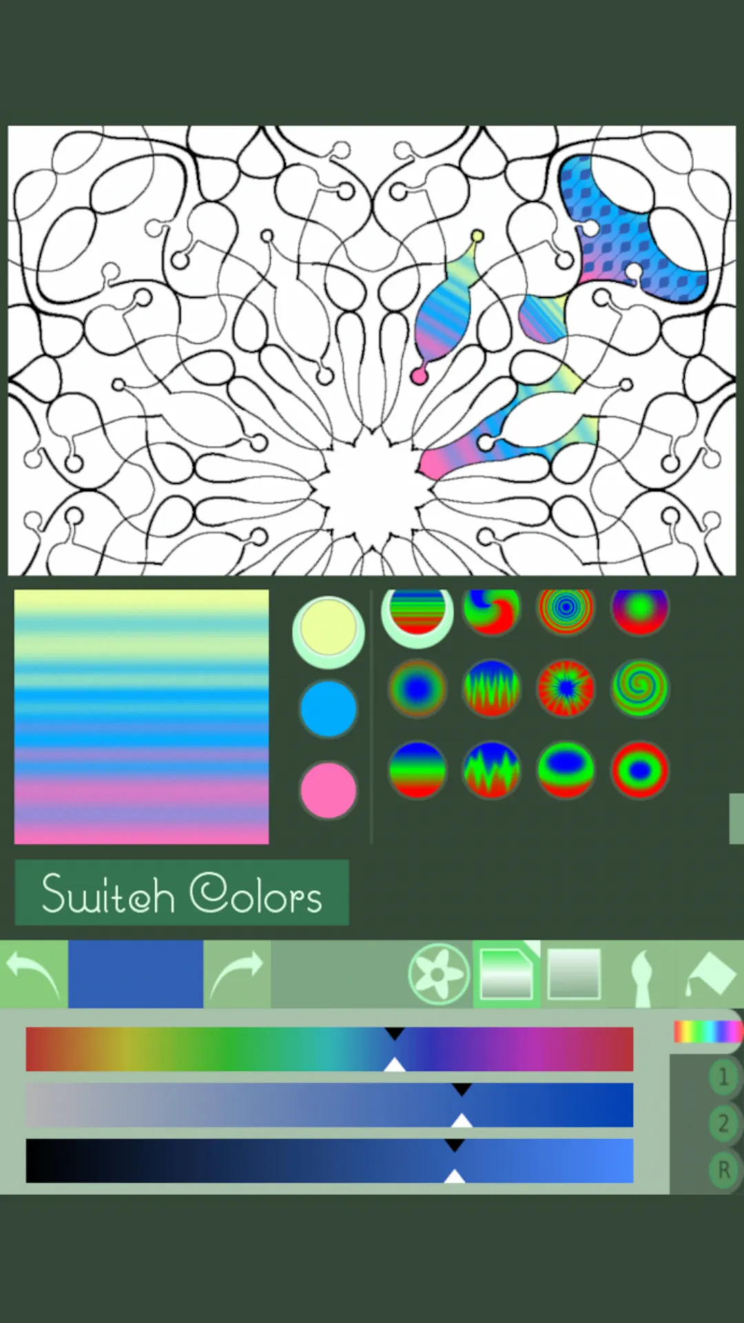 Colour Surreal Mandala Book | Indus Appstore | Screenshot