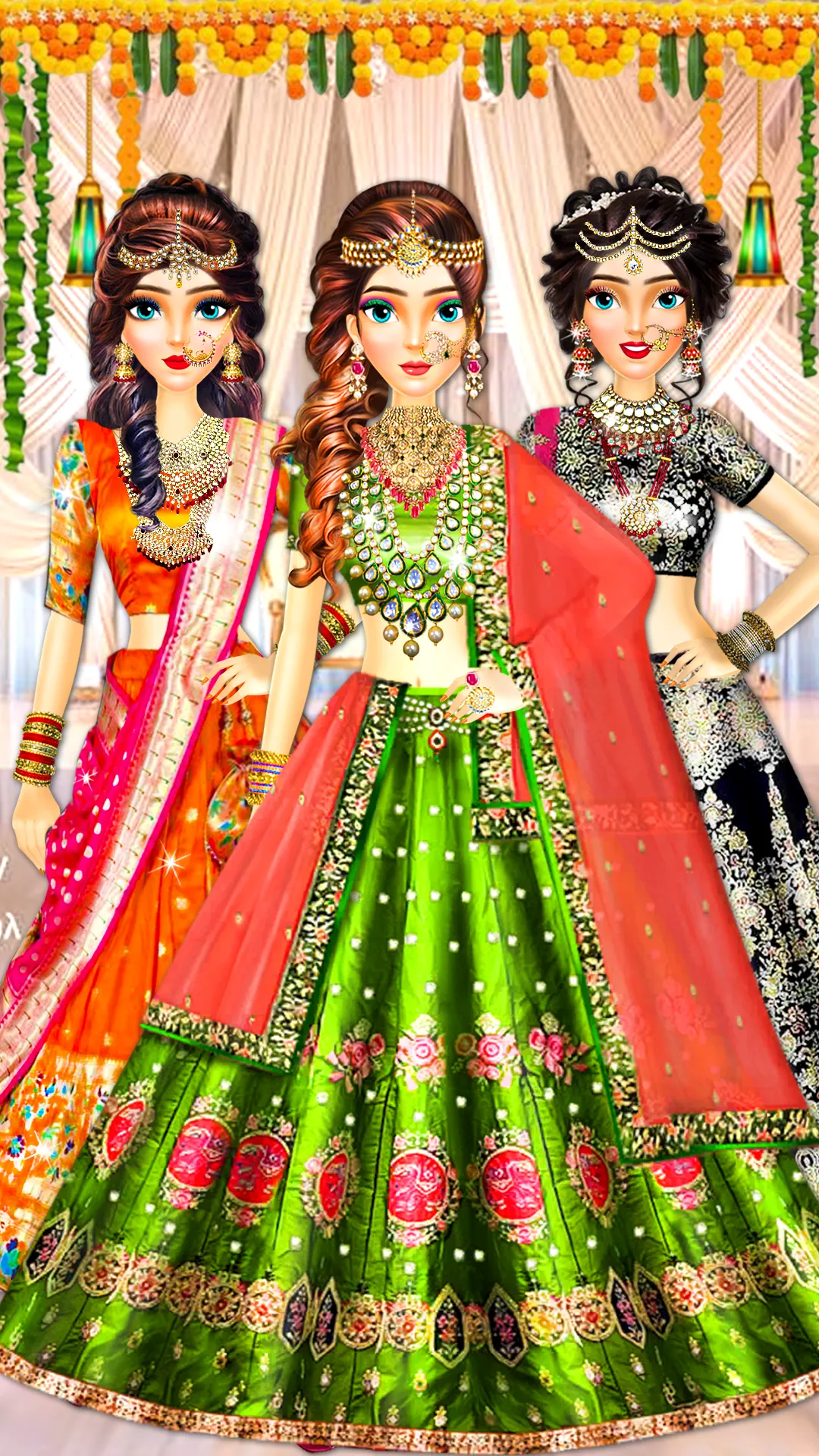 Indian Bridal Dress Up Game | Indus Appstore | Screenshot