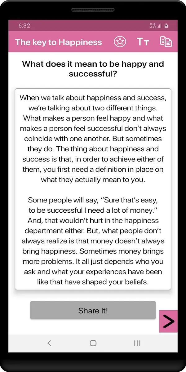 The key to Happiness | Indus Appstore | Screenshot