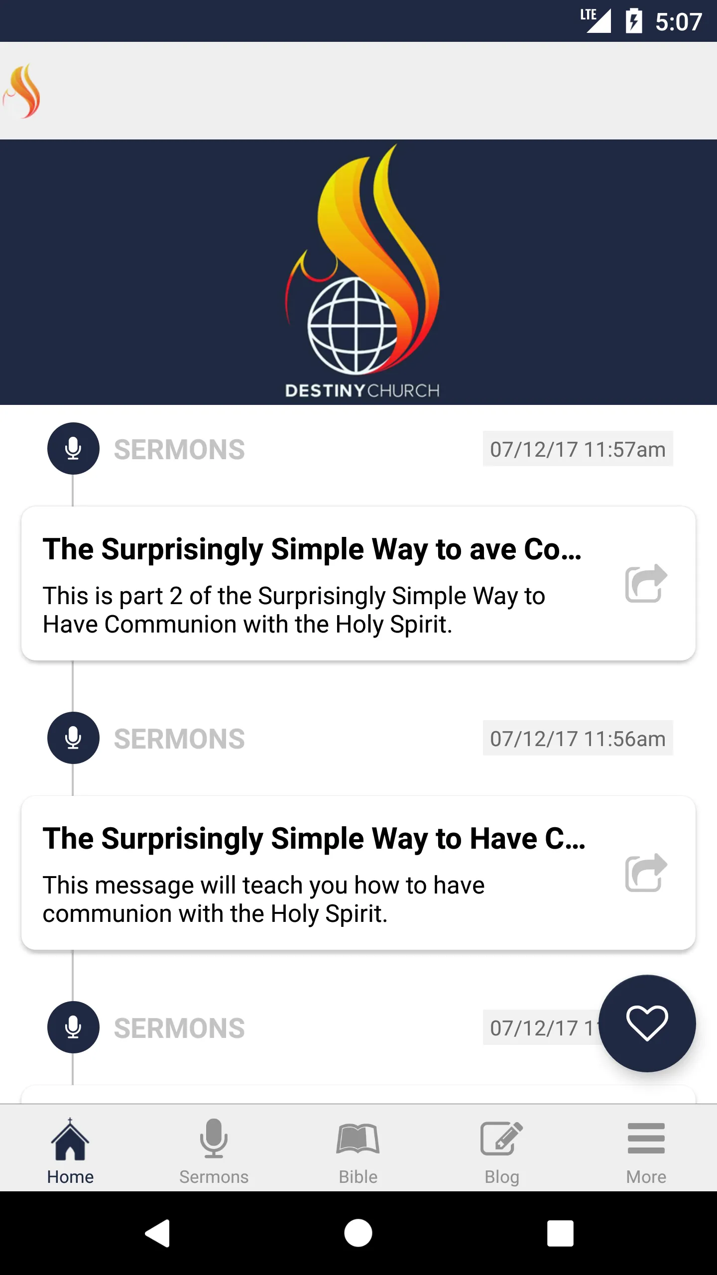 Destiny Church VB | Indus Appstore | Screenshot