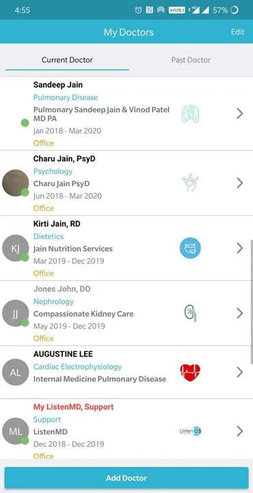 ListenMD Patient | Indus Appstore | Screenshot