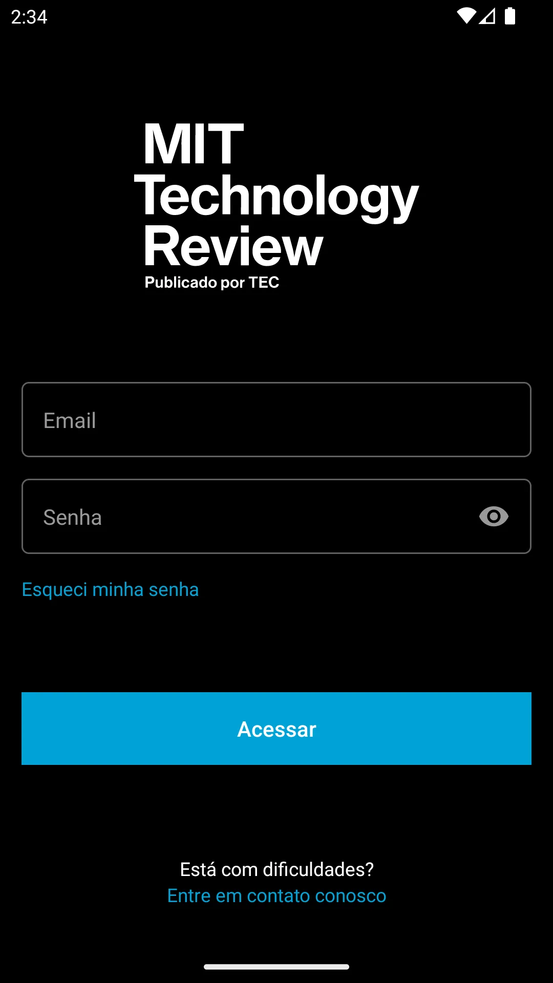 MIT Technology Review Brasil | Indus Appstore | Screenshot