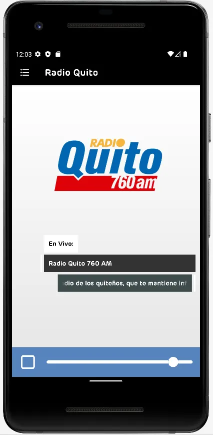 Radio Quito | Indus Appstore | Screenshot