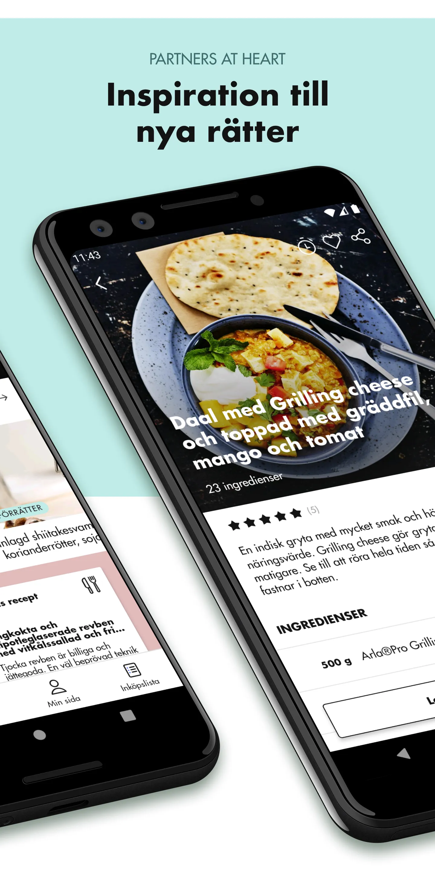 Arla Pro recept, för matproffs | Indus Appstore | Screenshot