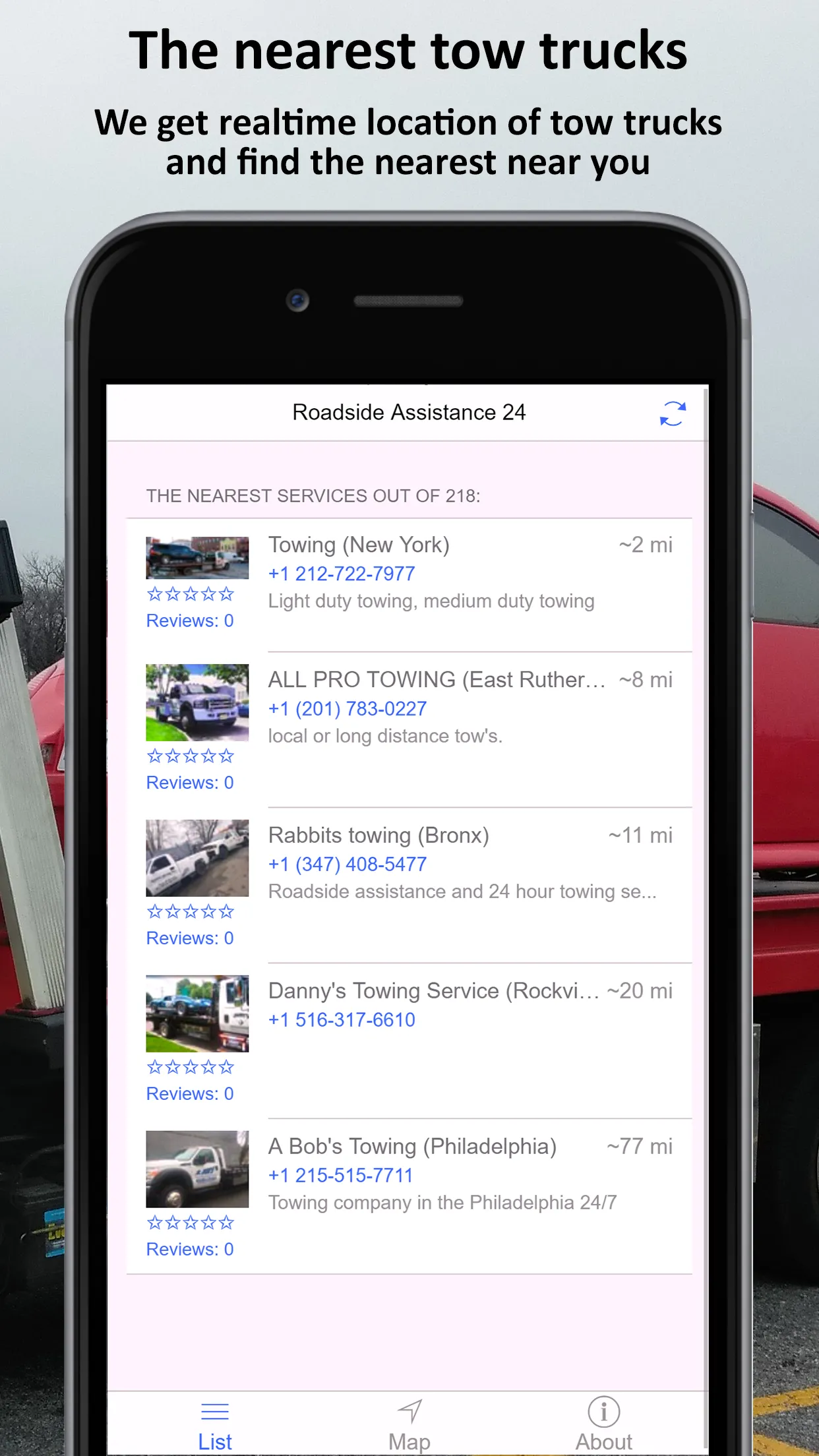 Roadside Assistance 24 | Indus Appstore | Screenshot