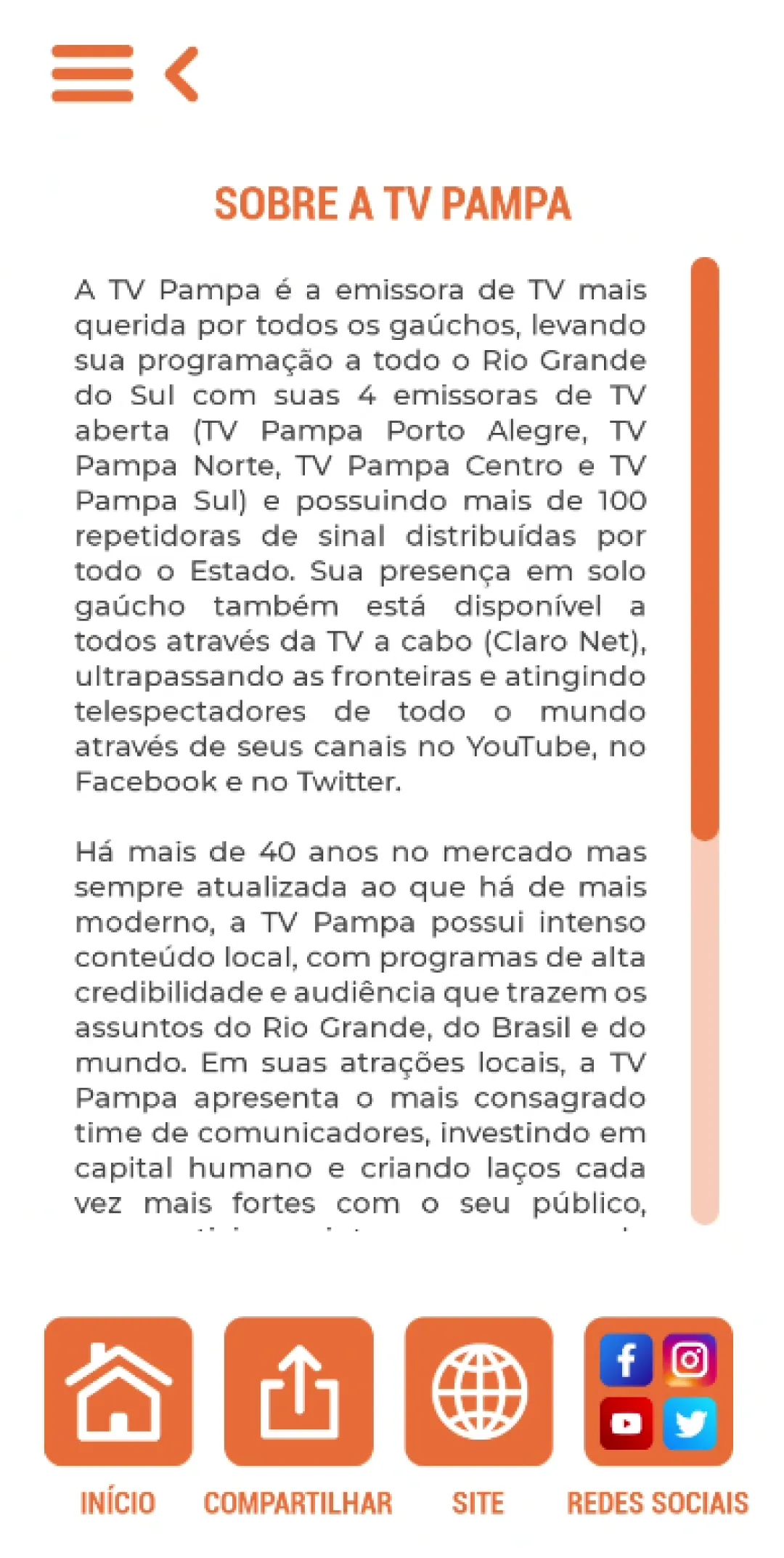 TV Pampa | Indus Appstore | Screenshot