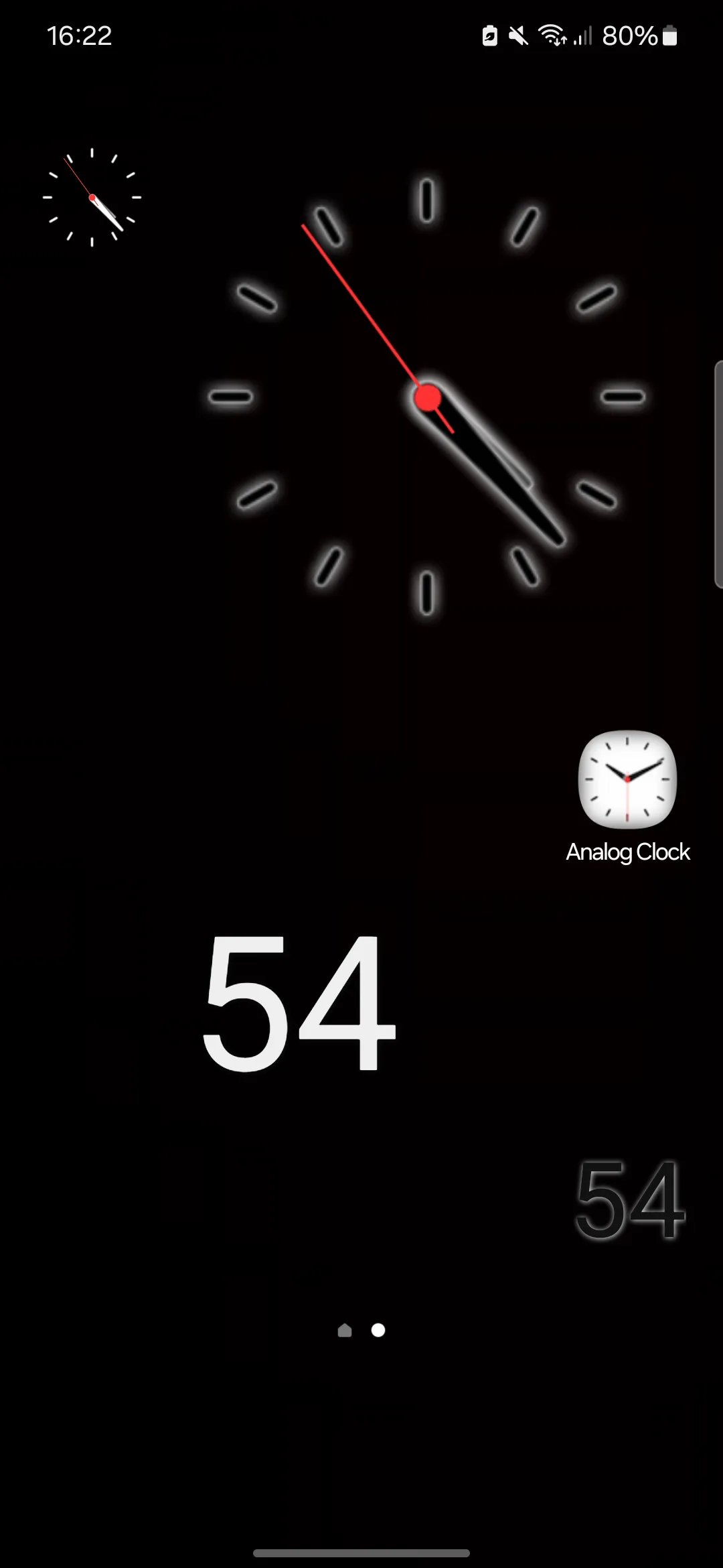 Analog Clock Second Widget | Indus Appstore | Screenshot