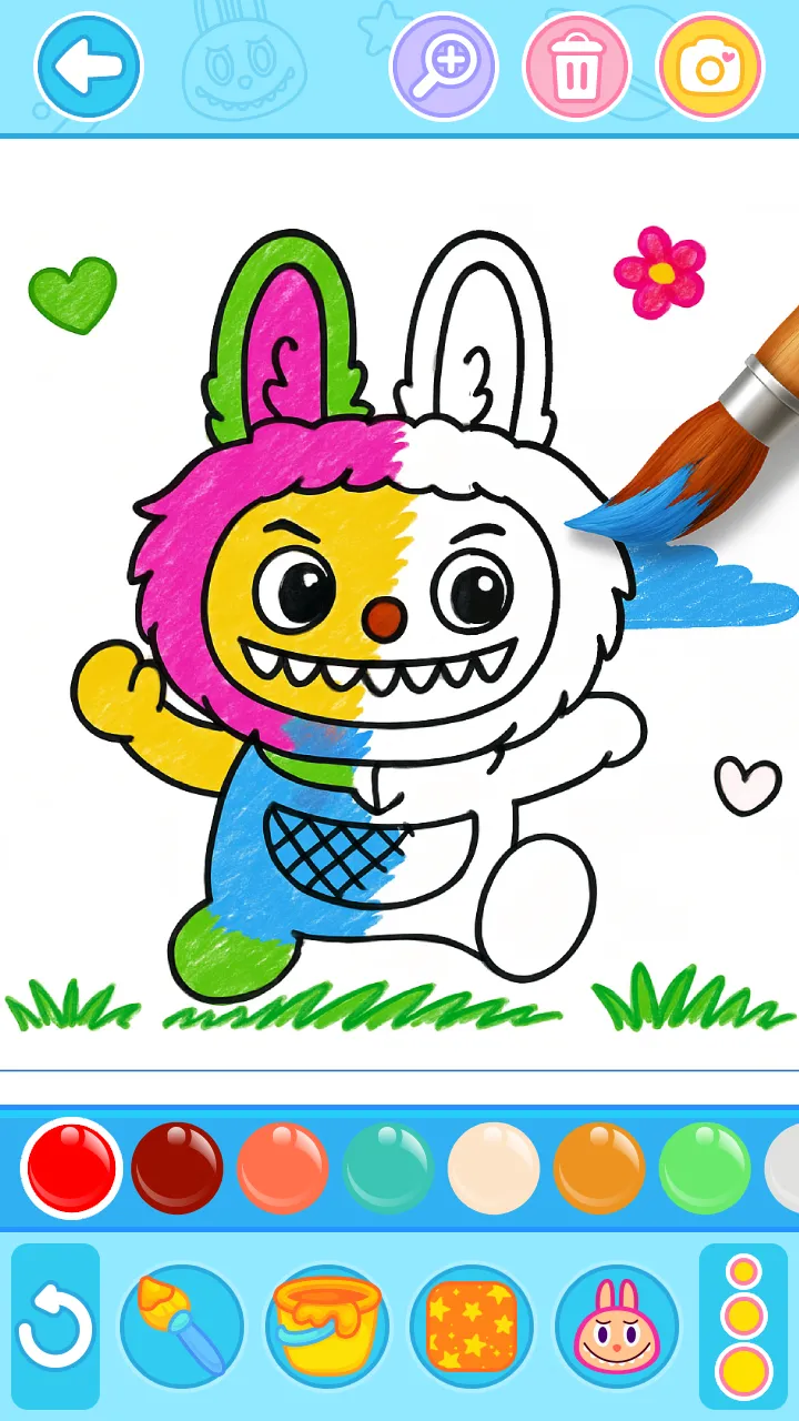 Labubu Coloring Games for Kids | Indus Appstore | Screenshot