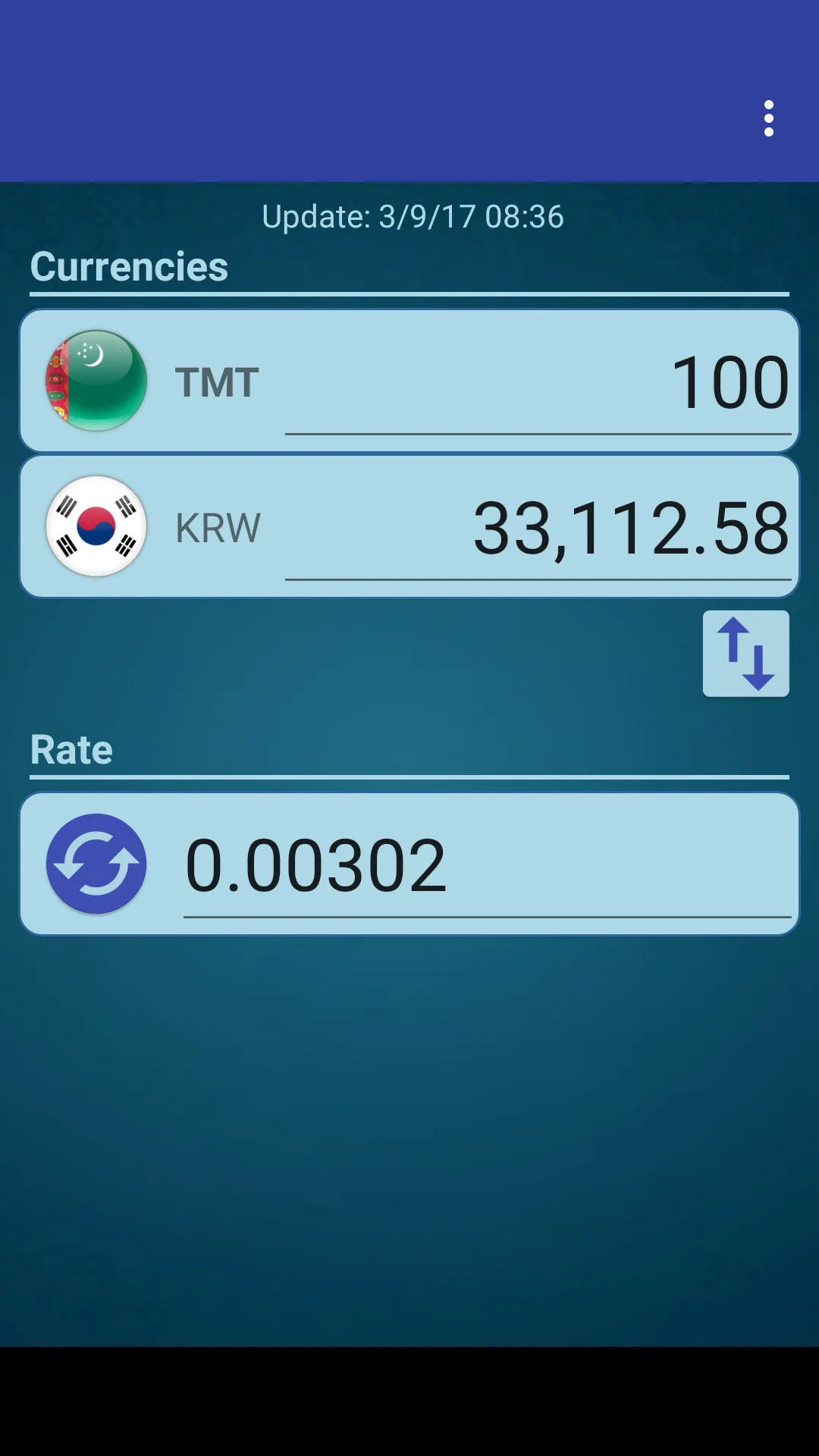 KRW Won x Turkmenistan N Manat | Indus Appstore | Screenshot