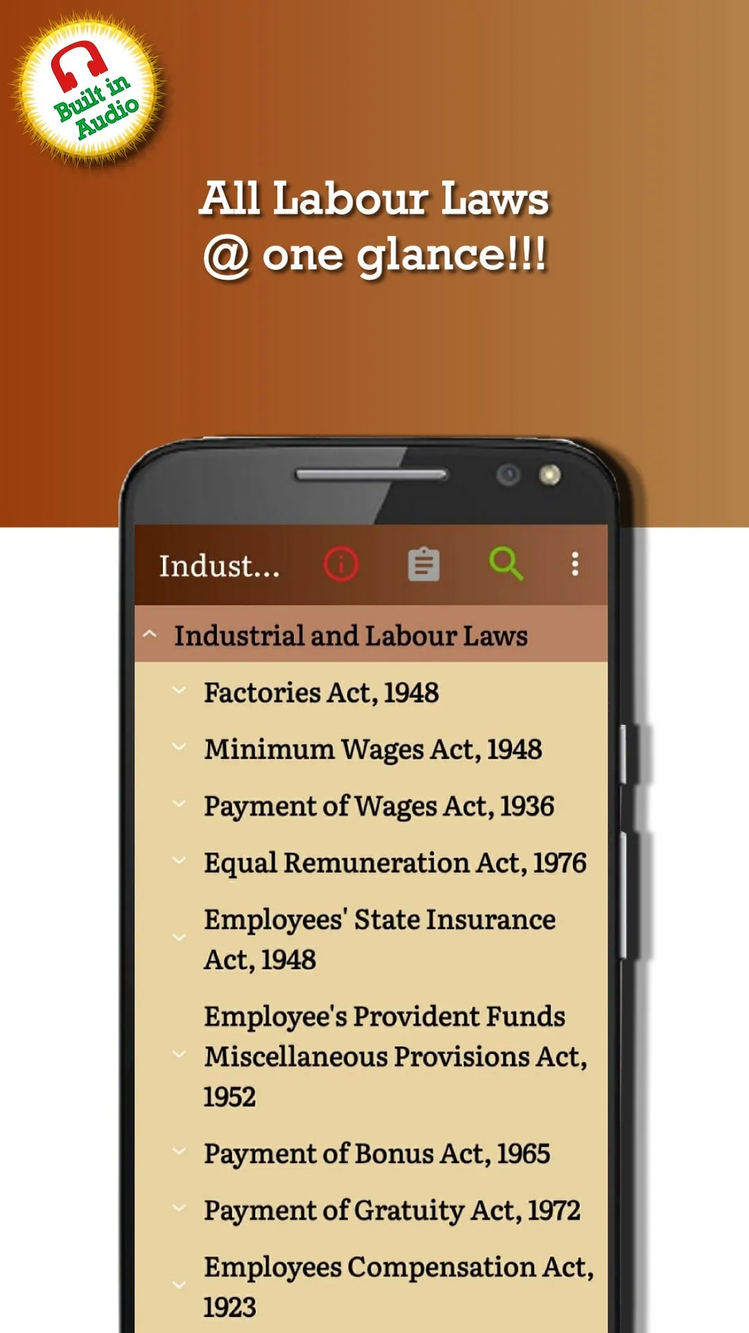 Industrial And Labour Laws | Indus Appstore | Screenshot