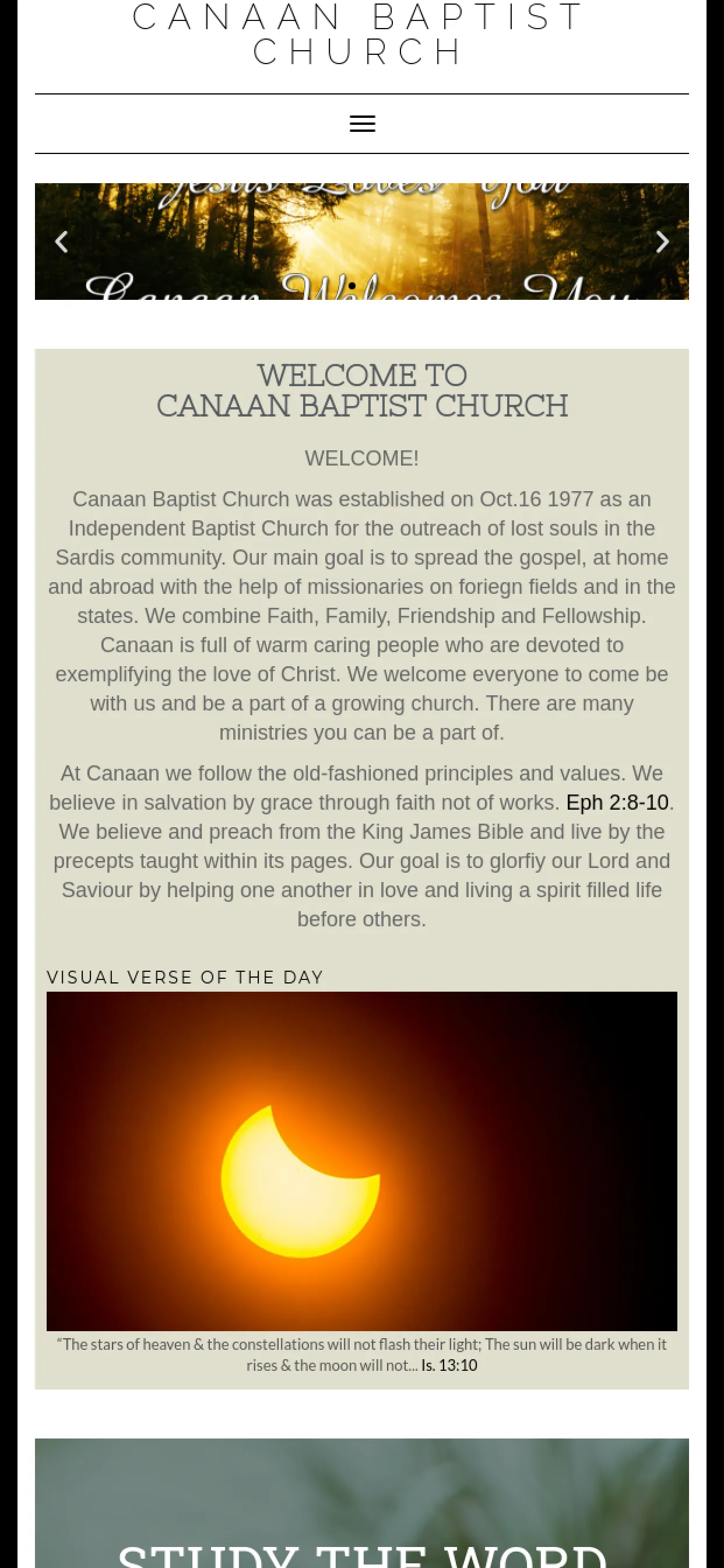 Canaan Baptist Church | Indus Appstore | Screenshot