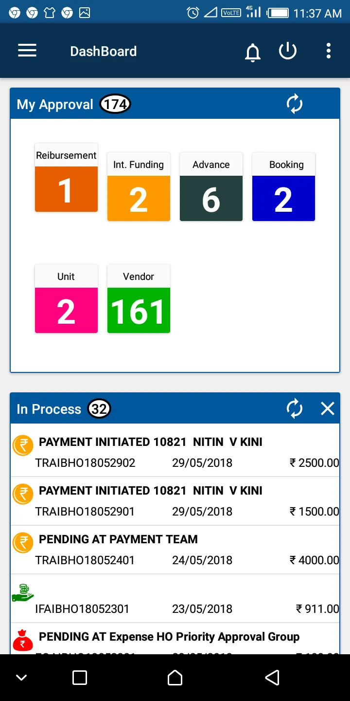 SFL Exp Reimbursement | Indus Appstore | Screenshot