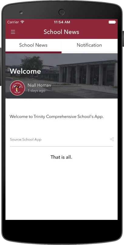 Trinity Comprehensive School | Indus Appstore | Screenshot