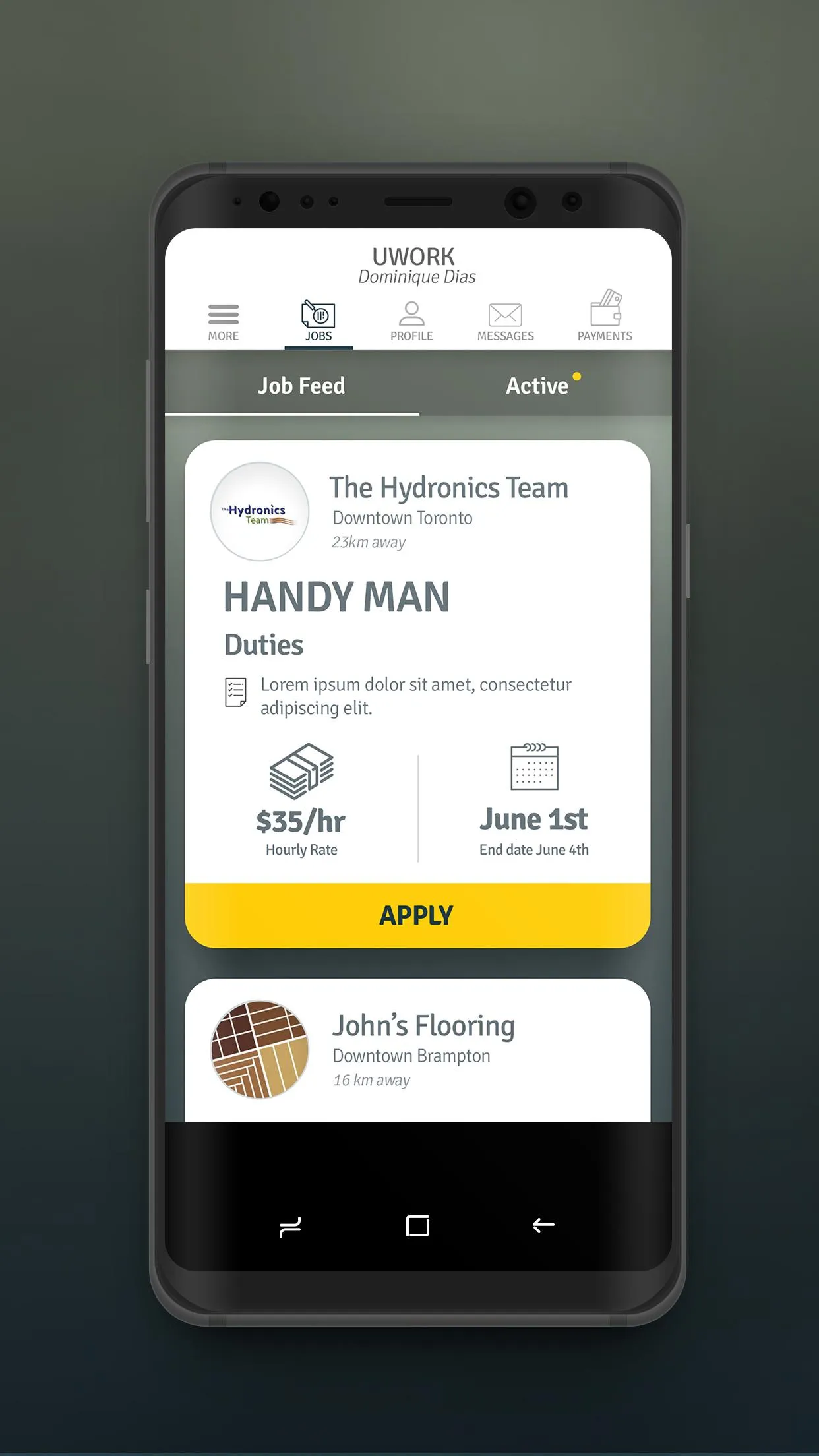 UWork - Staffing Platform | Indus Appstore | Screenshot