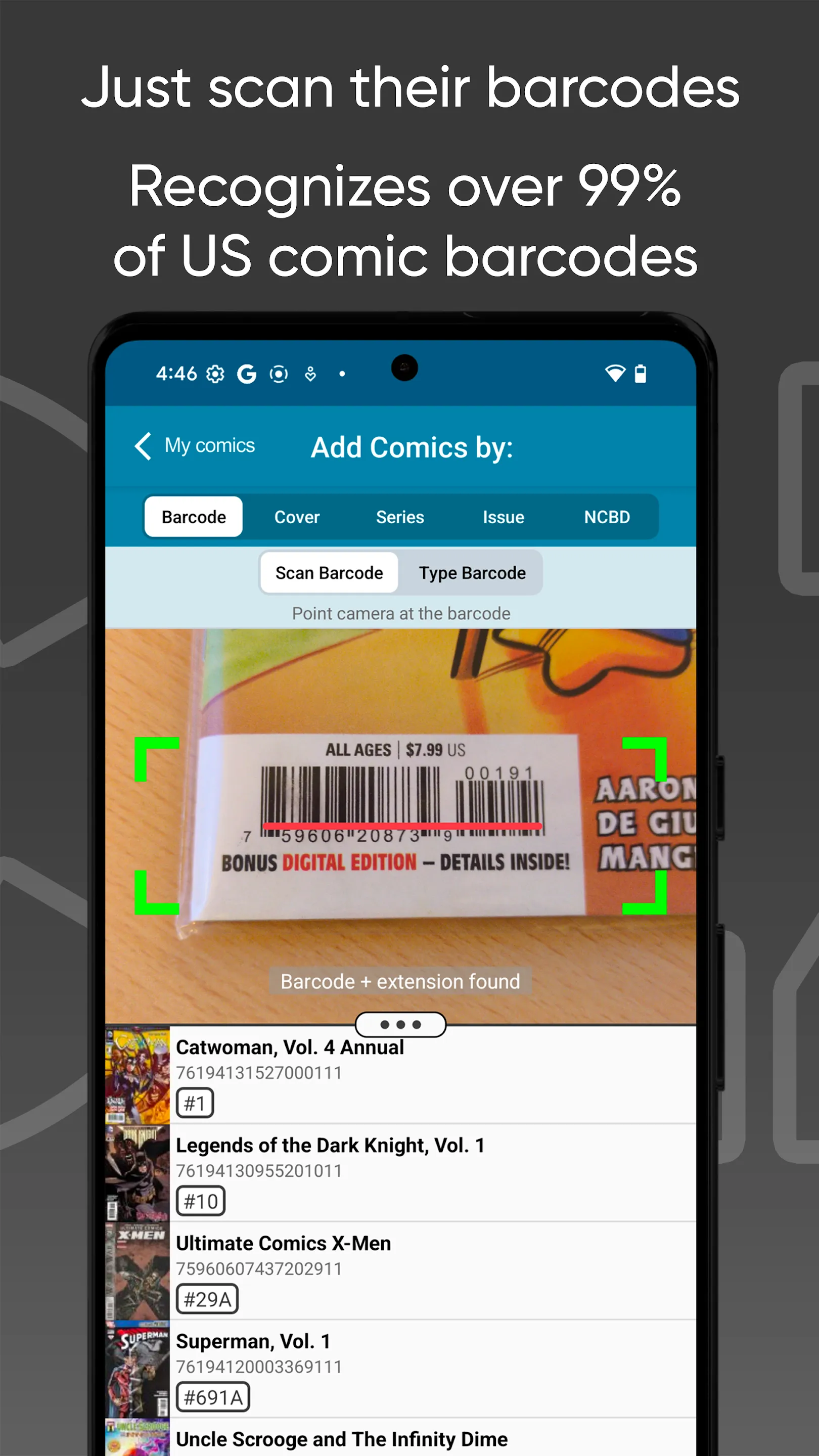 CLZ Comics comic book database | Indus Appstore | Screenshot
