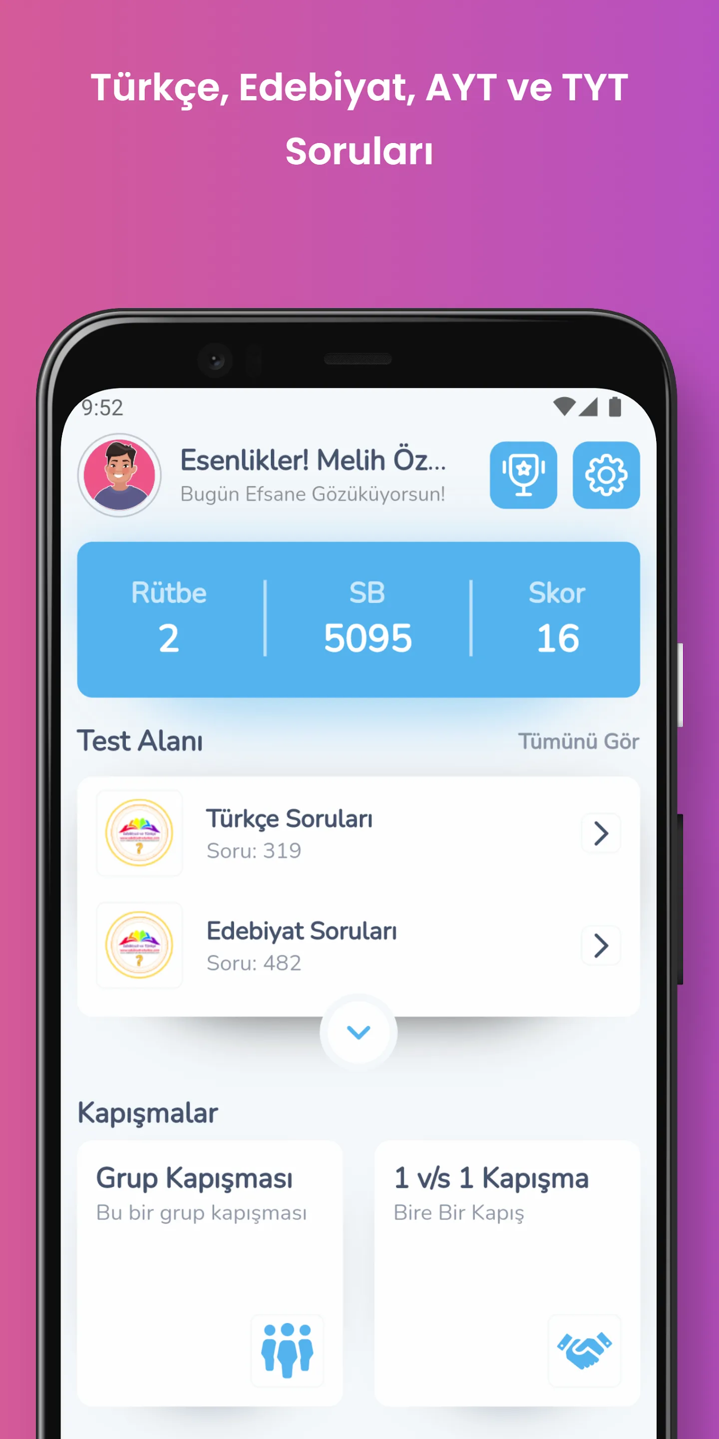 Edebiyat ve Türkçe Soru Çöz | Indus Appstore | Screenshot