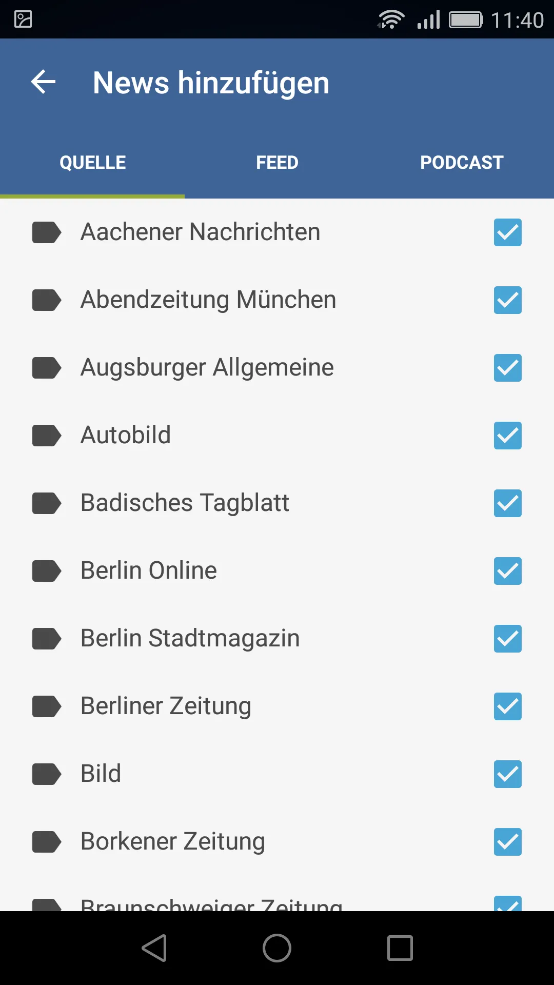 Deutsche Zeitungen | Indus Appstore | Screenshot