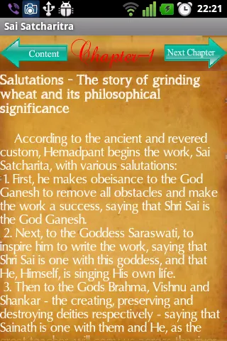 Shirdi Sai Satcharitra | Indus Appstore | Screenshot