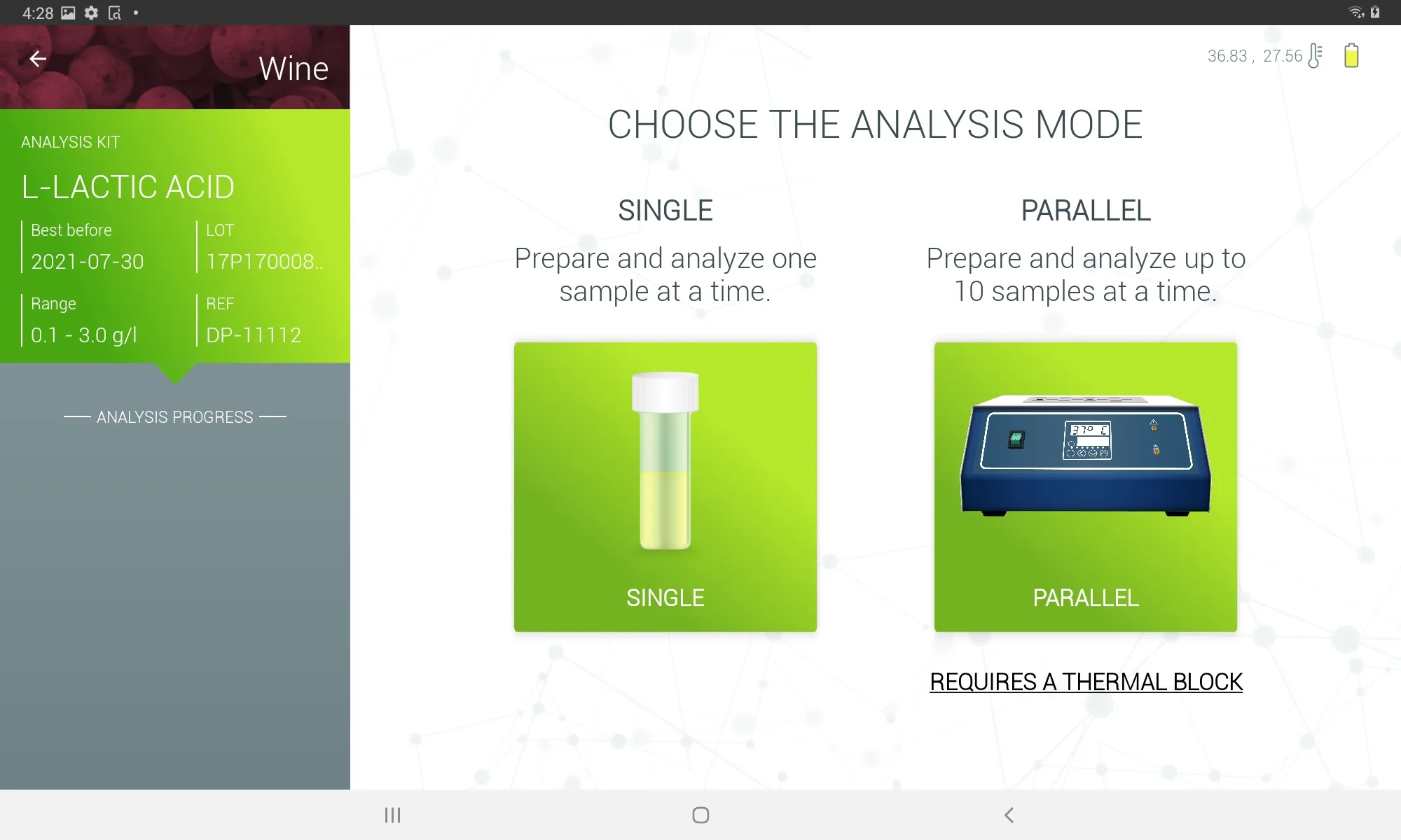 SMΔRT ANALYSIS Wine | Indus Appstore | Screenshot