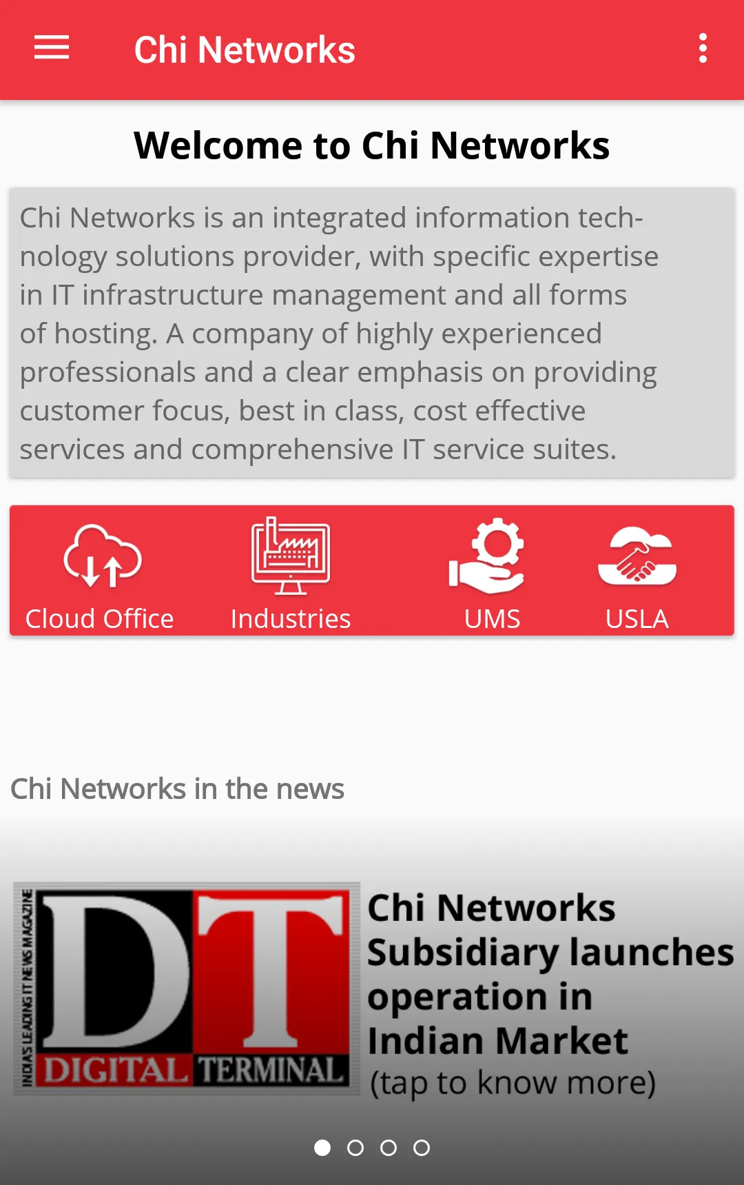 Chi Networks | Indus Appstore | Screenshot