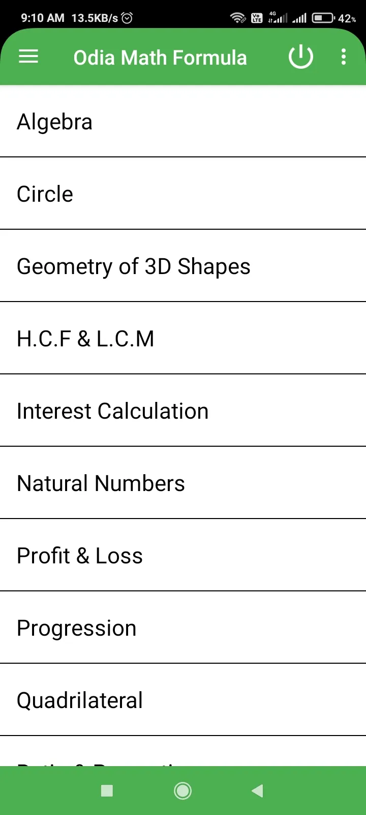 Odia Math Formula - 1 to 10 | Indus Appstore | Screenshot