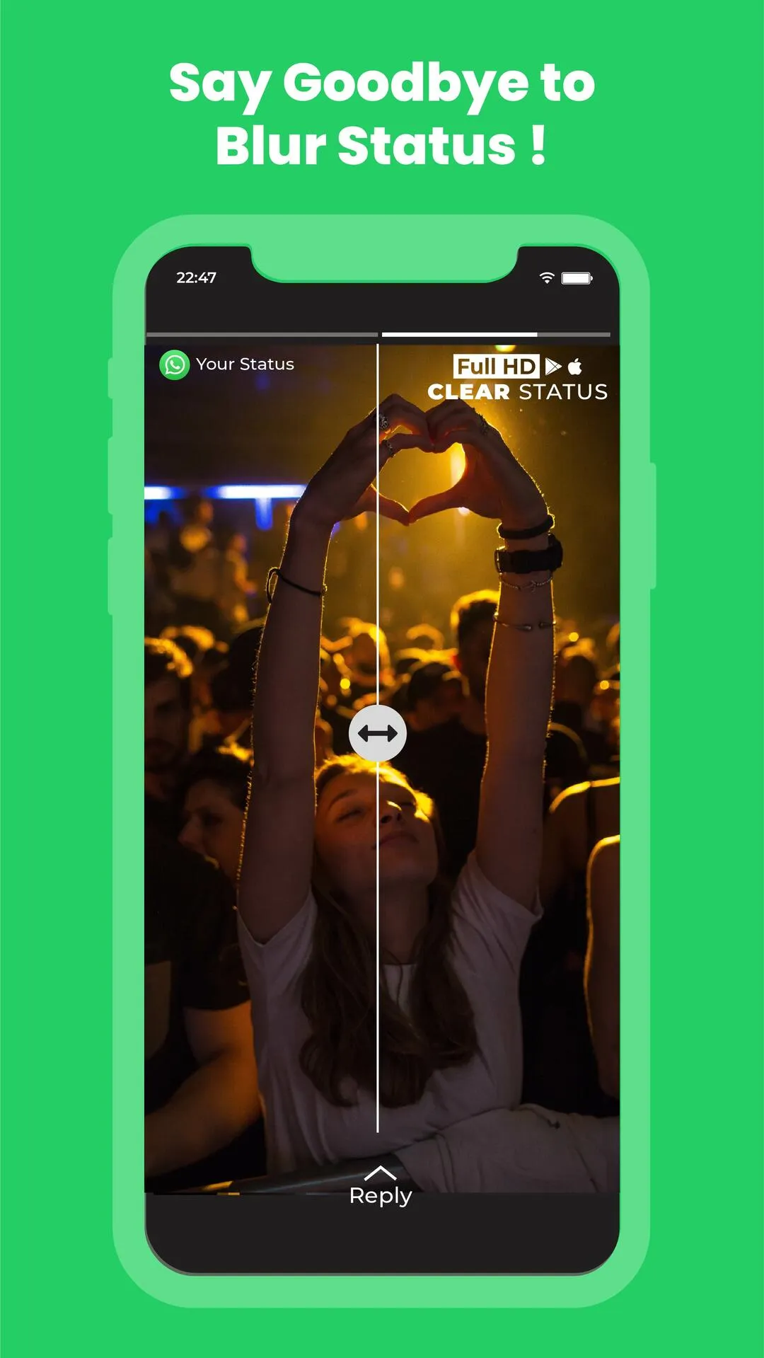 Clear Status - No Blur Status | Indus Appstore | Screenshot