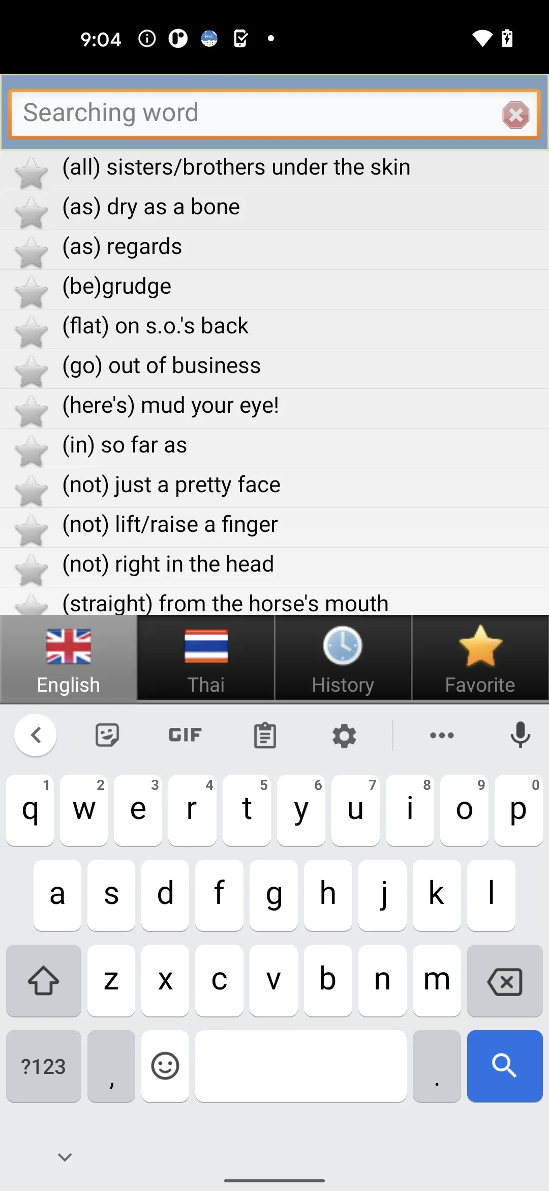 Thai dict | Indus Appstore | Screenshot