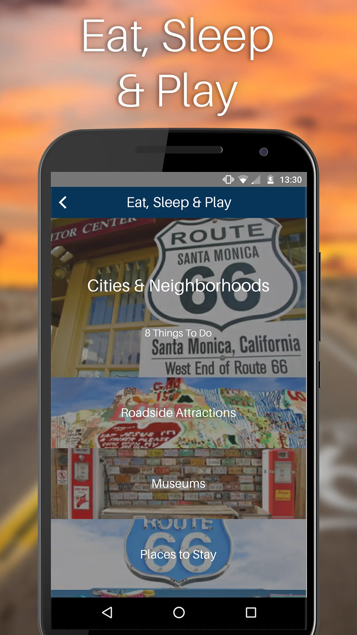 Route 66 Travel Guide | Indus Appstore | Screenshot