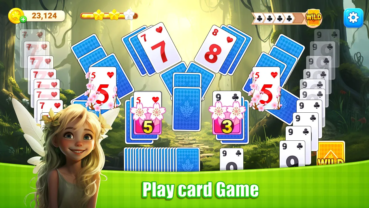 Solitaire Tripeaks lovely | Indus Appstore | Screenshot