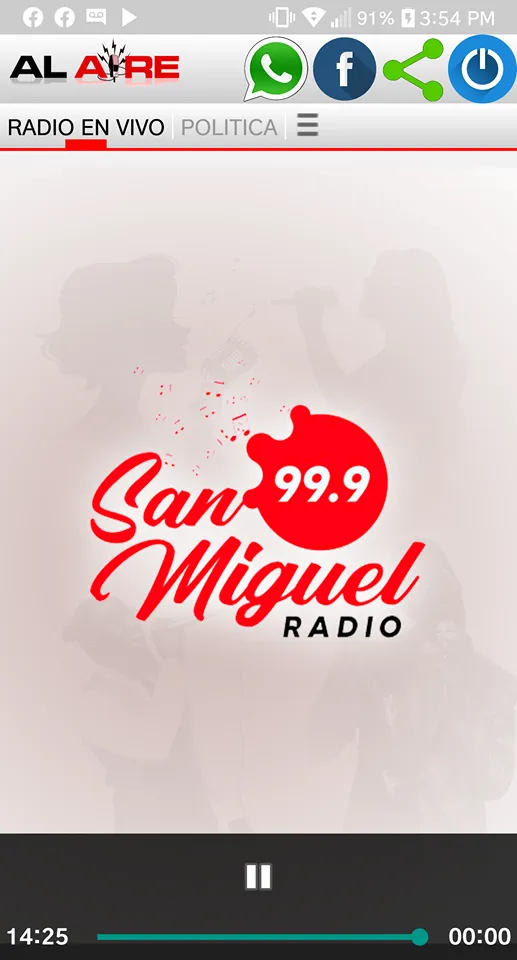 RADIO SAN MIGUEL 99.9 FM | Indus Appstore | Screenshot