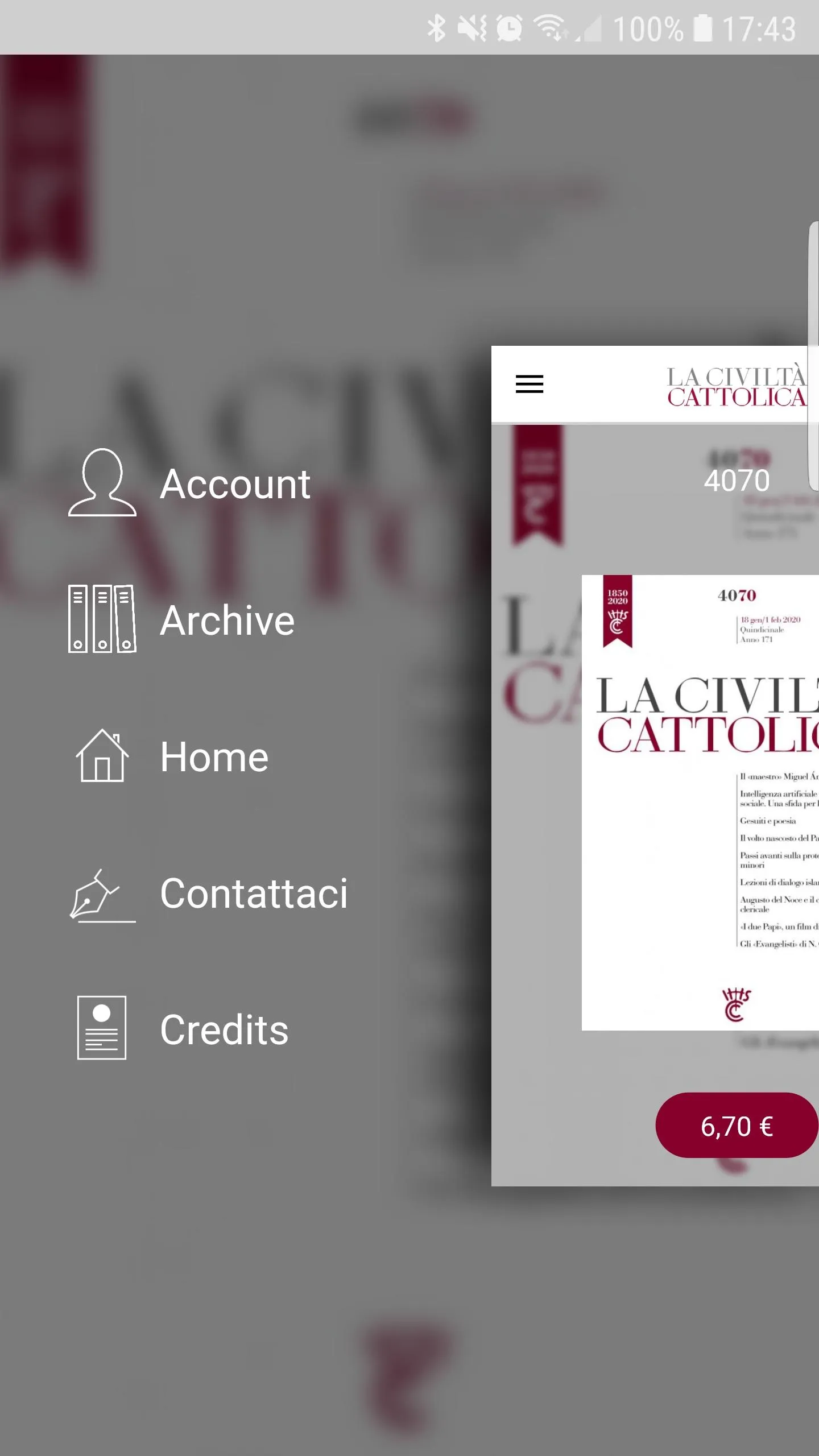 La Civiltà Cattolica | Indus Appstore | Screenshot