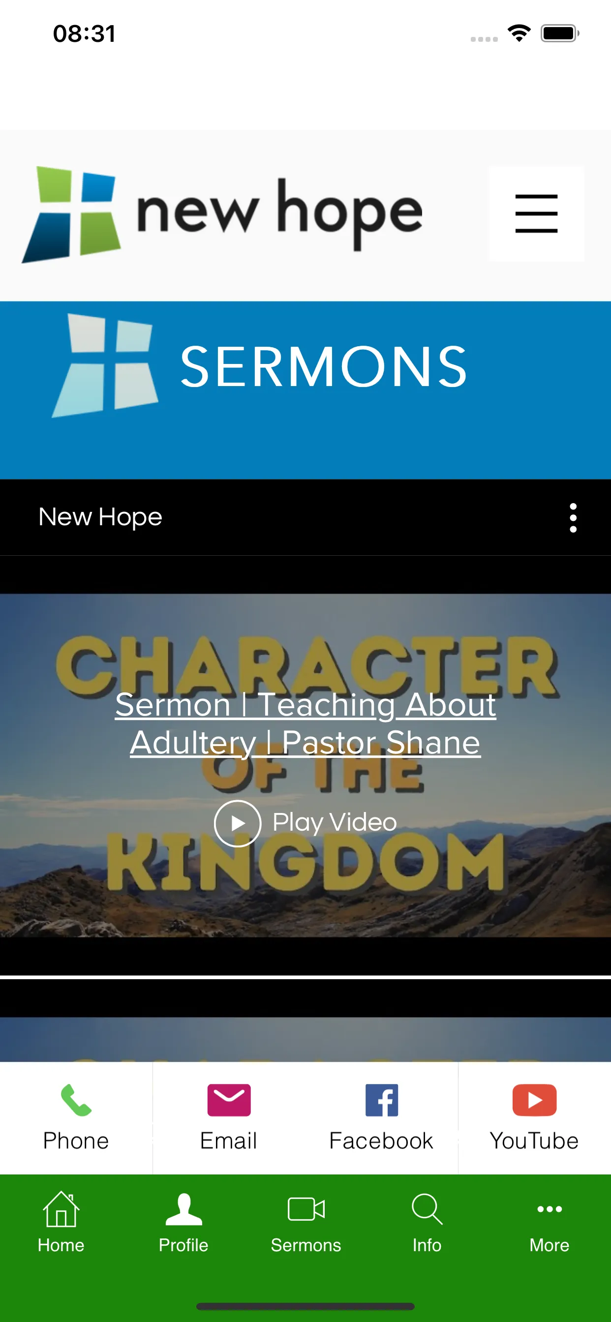 New Hope Wesleyan Church | Indus Appstore | Screenshot