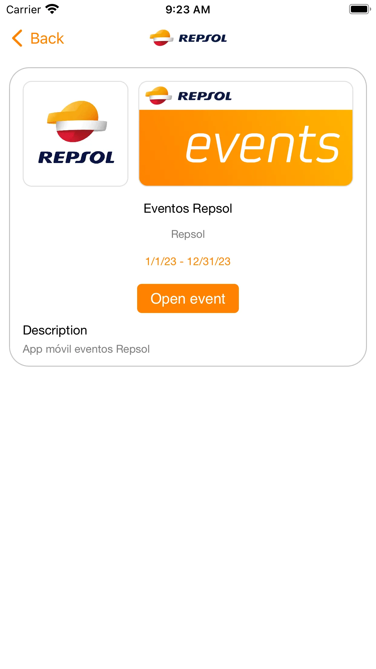 Events Rep | Indus Appstore | Screenshot