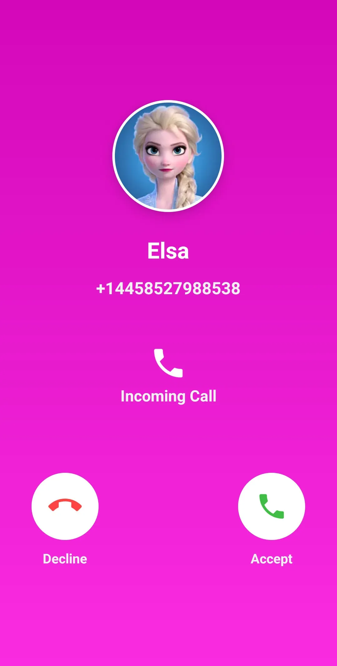 call and chat with Elsa | Indus Appstore | Screenshot