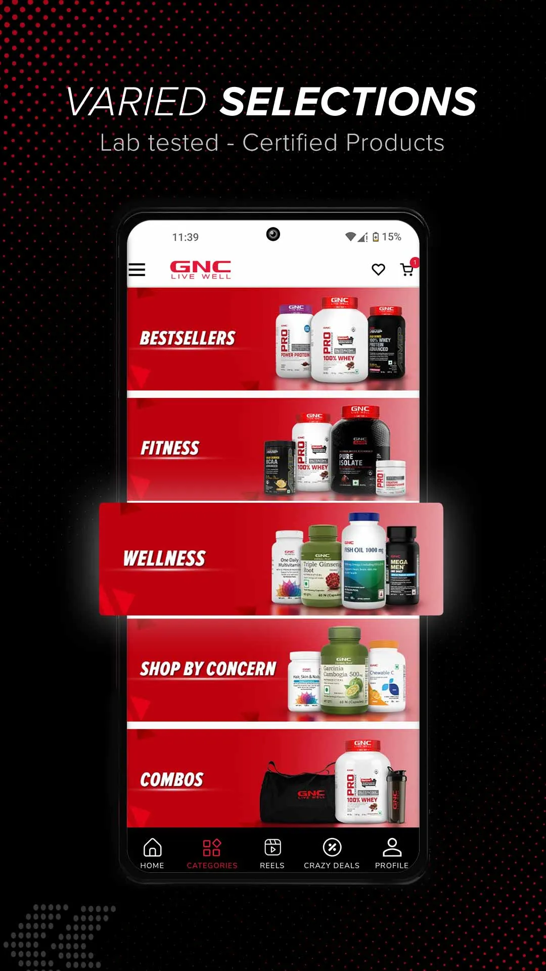 GNC India | Indus Appstore | Screenshot