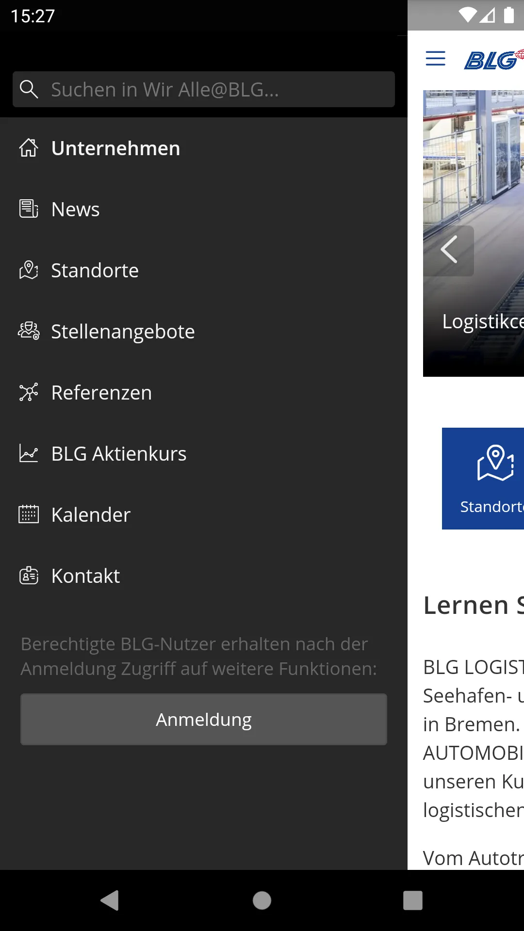 Wir Alle@BLG | Indus Appstore | Screenshot