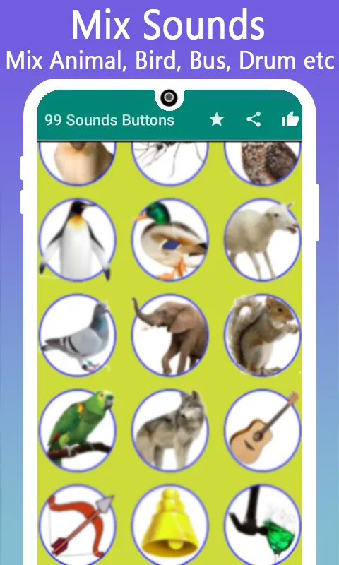 99 Sounds Buttons Funny | Indus Appstore | Screenshot