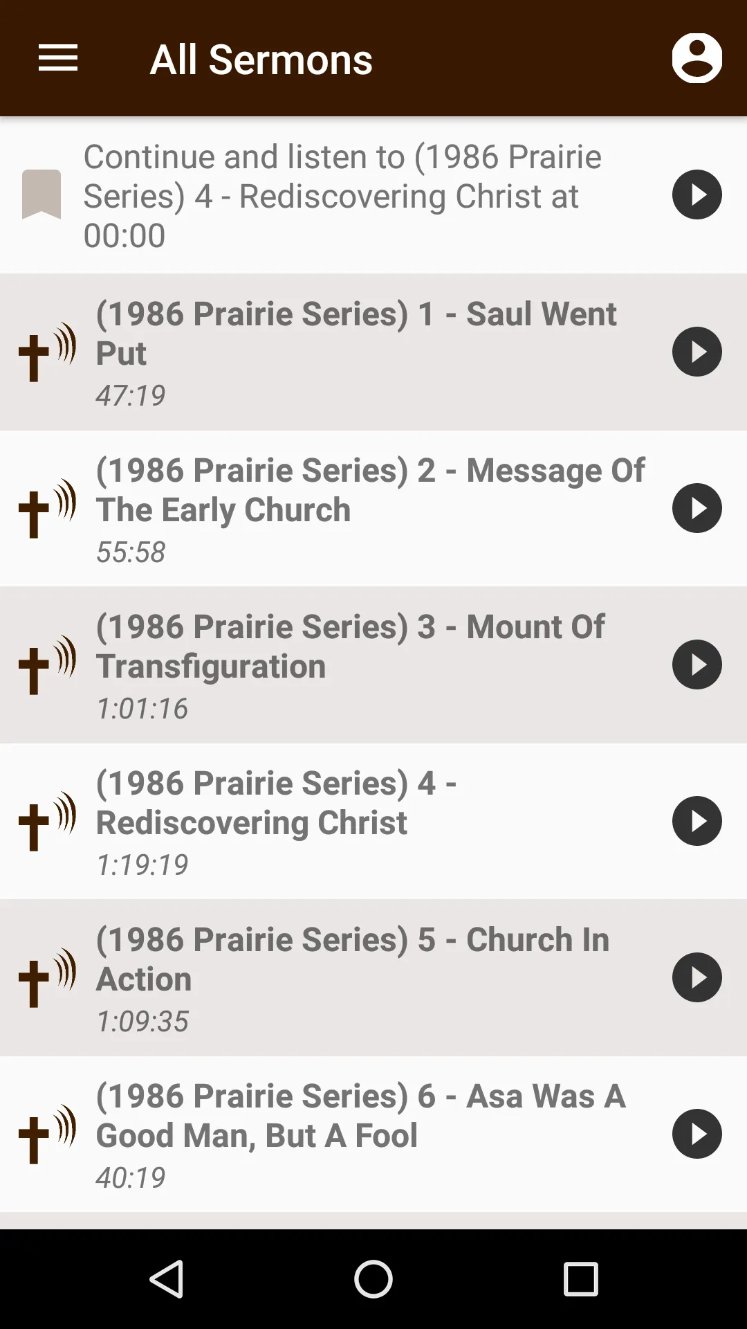 Major Ian Thomas Sermons | Indus Appstore | Screenshot