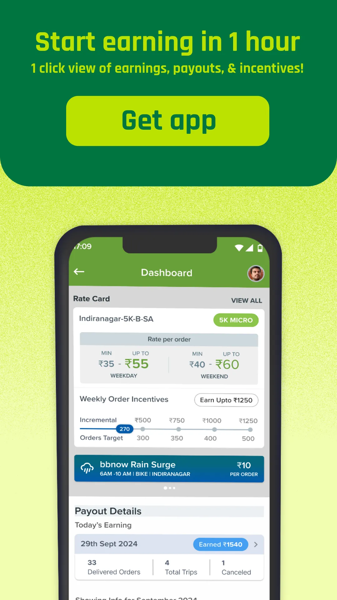 Bigbasket Delivery Partner App | Indus Appstore | Screenshot