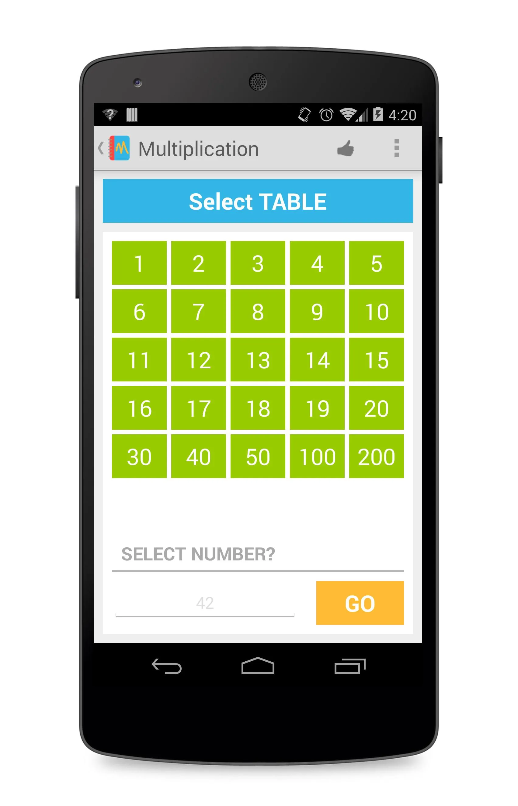 Learning Multiplication | Indus Appstore | Screenshot