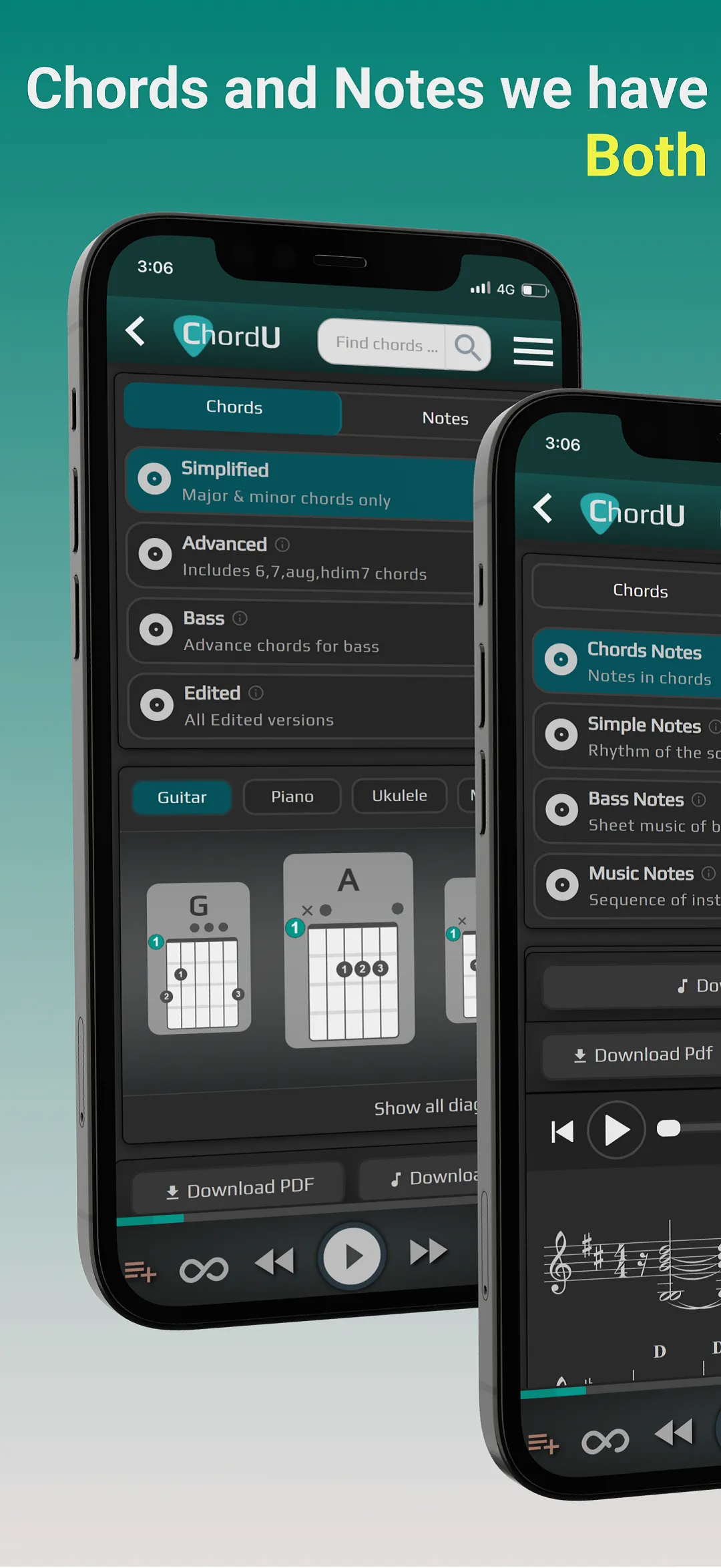 ChordU - get chords & notes | Indus Appstore | Screenshot