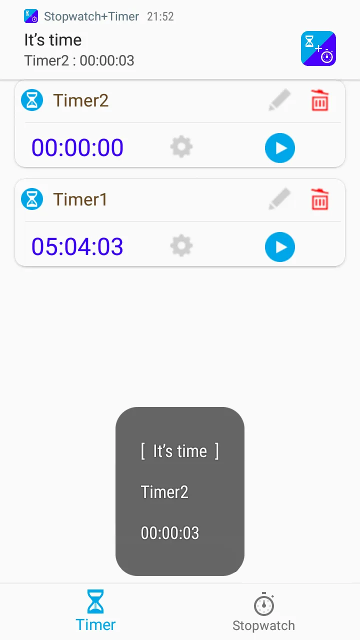 Stopwatch + Timer Start multip | Indus Appstore | Screenshot